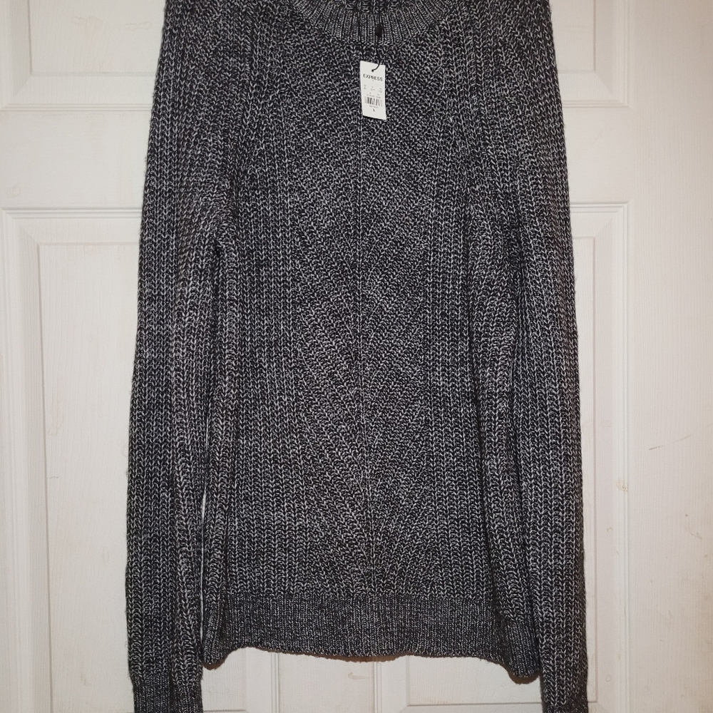 $$ SOLDExpress Knitted Sweater grey Men Size M NWT